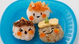 節分のかわいい鬼のおにぎり弁当の作り方動画公開