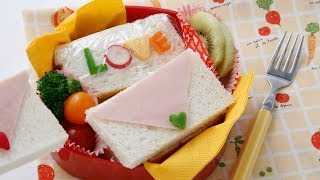 バレンタインのサプライズサンドイッチ弁当作り方動画公開
