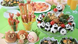 食卓が華やぐ動物いっぱい春ディナーレシピ動画公開