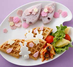 うさぎのお花見ランチ