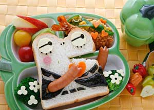 ピーマンに恋したかえるランチ