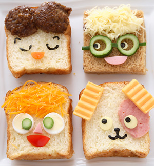 変装サンドイッチランチ