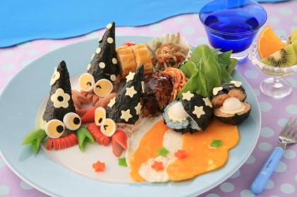 親子でつくる海のランチ – デコふりdeカンタン!デコ弁