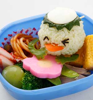 かっぱ君の浮き輪弁当
