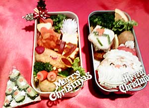 サンタさんとトナカイのお弁当