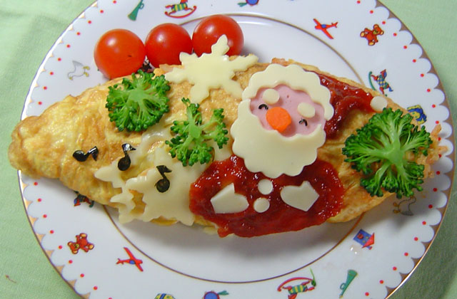 オムライス de クリスマス