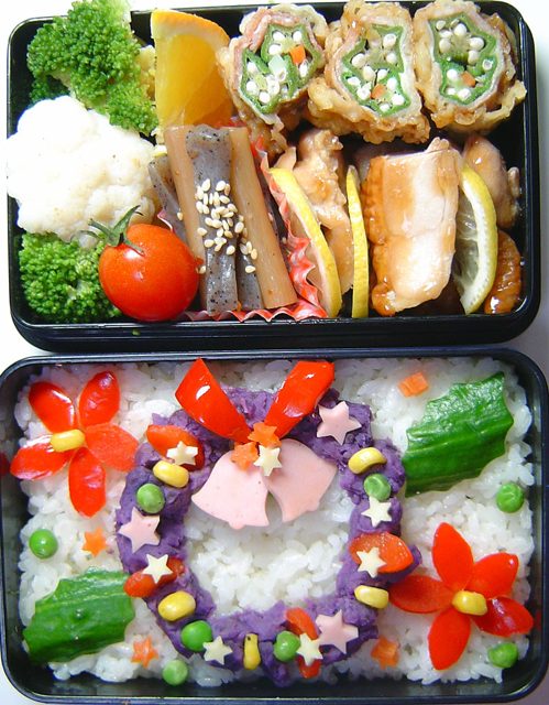 クリスマスリース2弁当