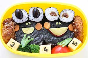 巻きずしのかえる弁当