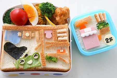 かえるのおうち弁当