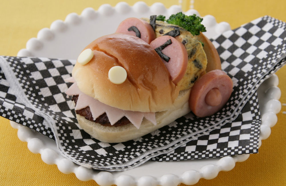 ワニカーのサンドイッチ