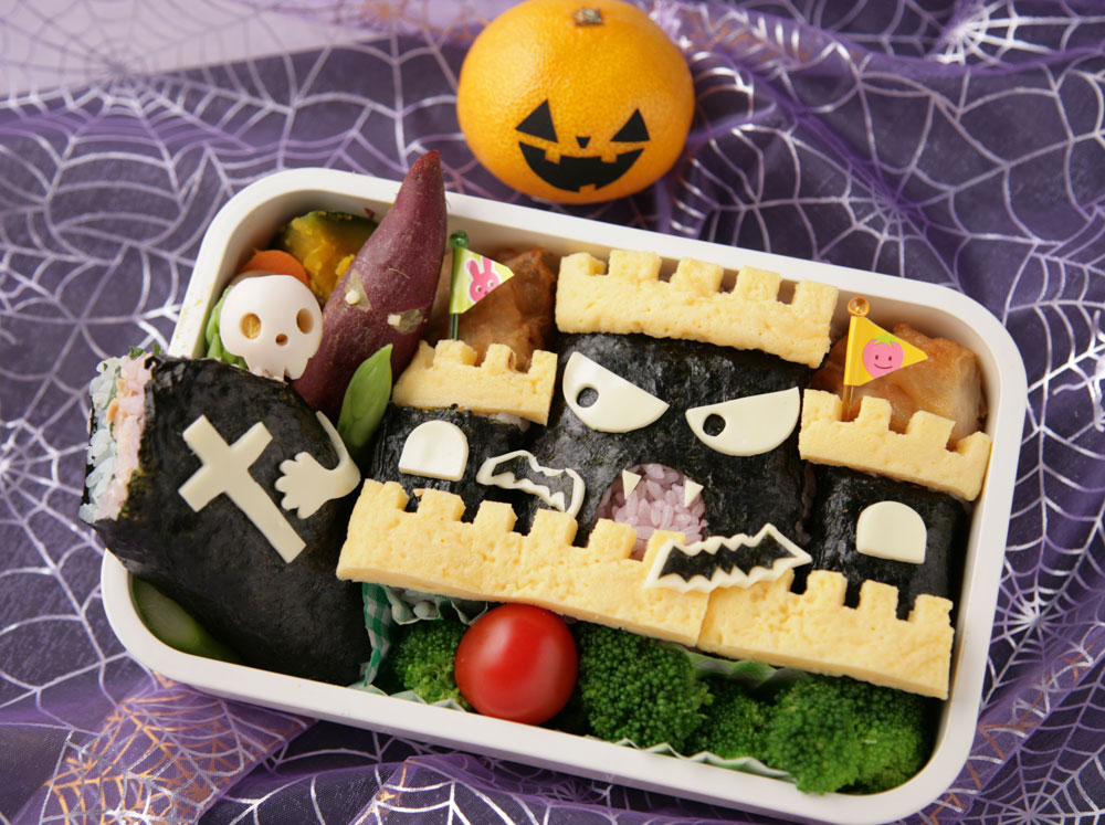 おにぎらずでハッピーハロウィン弁当
