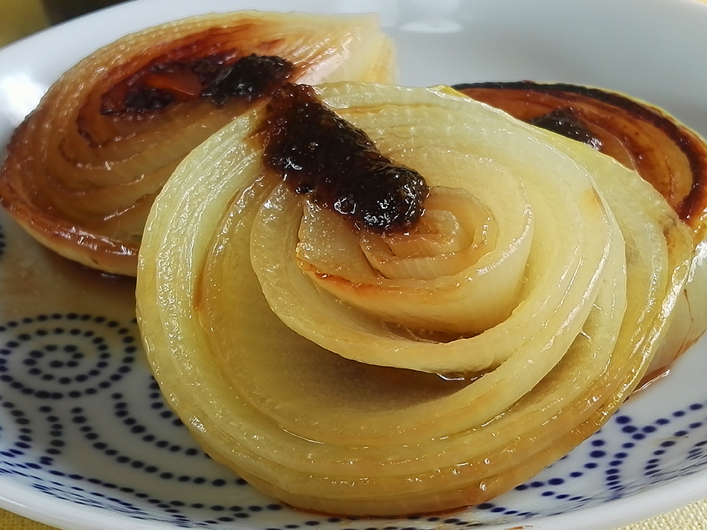新たまねぎのステーキ 作ってみました！