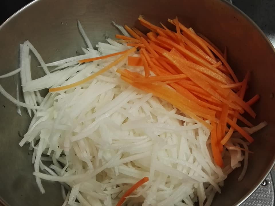 大根とニンジン