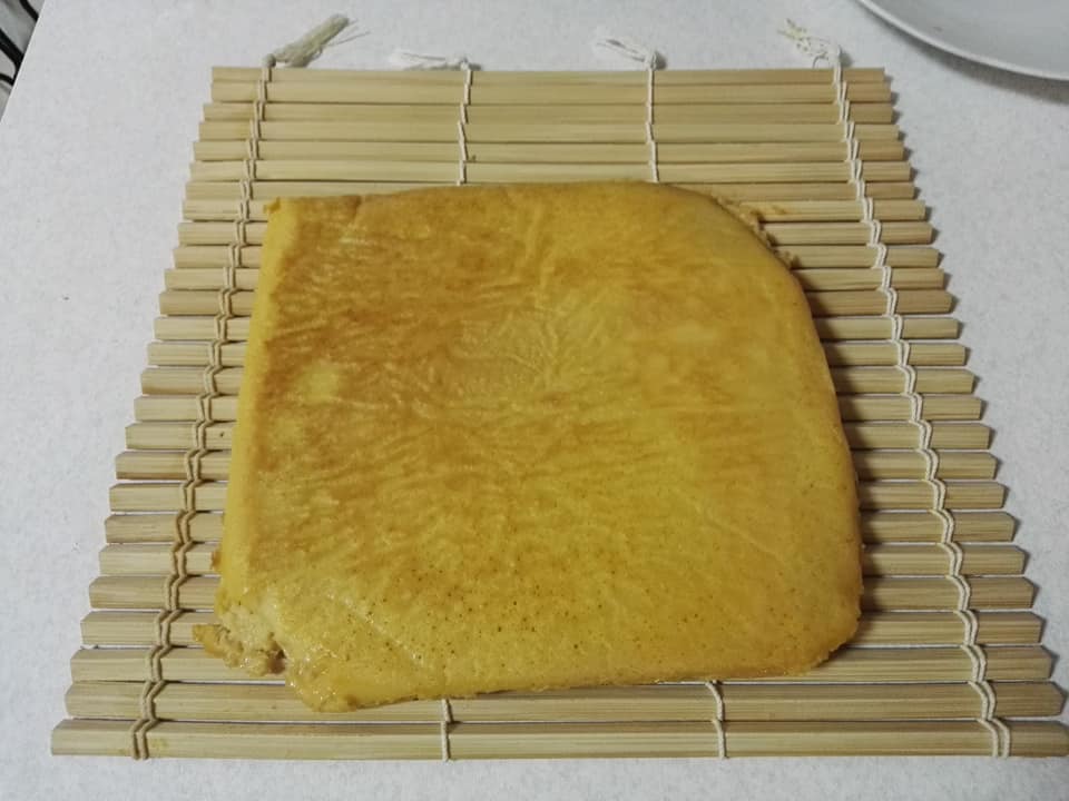 伊達巻の卵、焼けました。