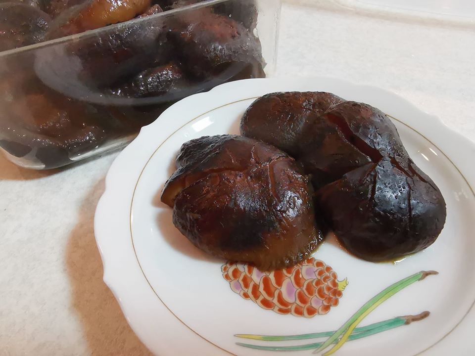 椎茸の含め煮完成 – おせち作るんだもの