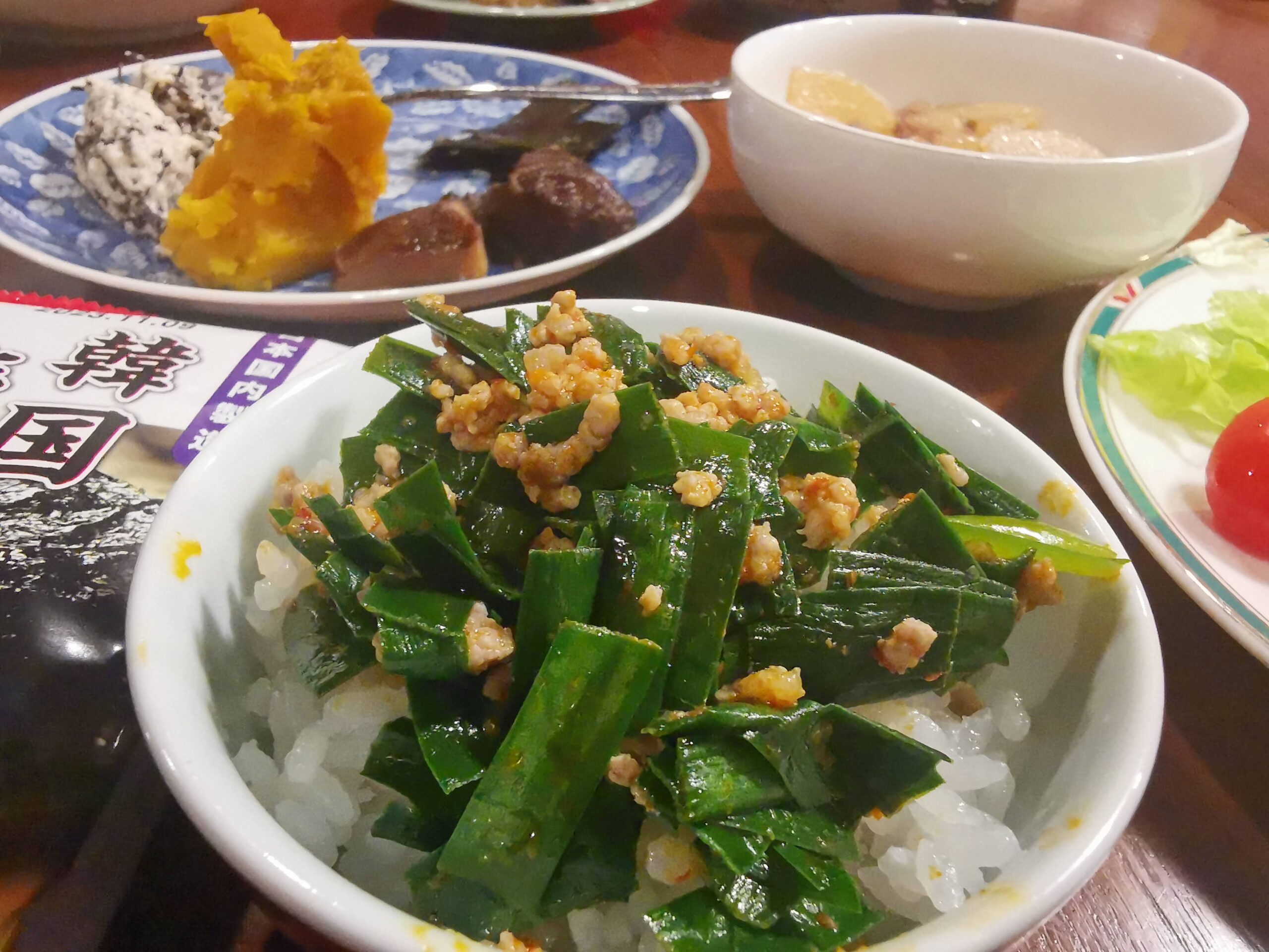 台湾風？ニラ肉のトッピング作ってみました！