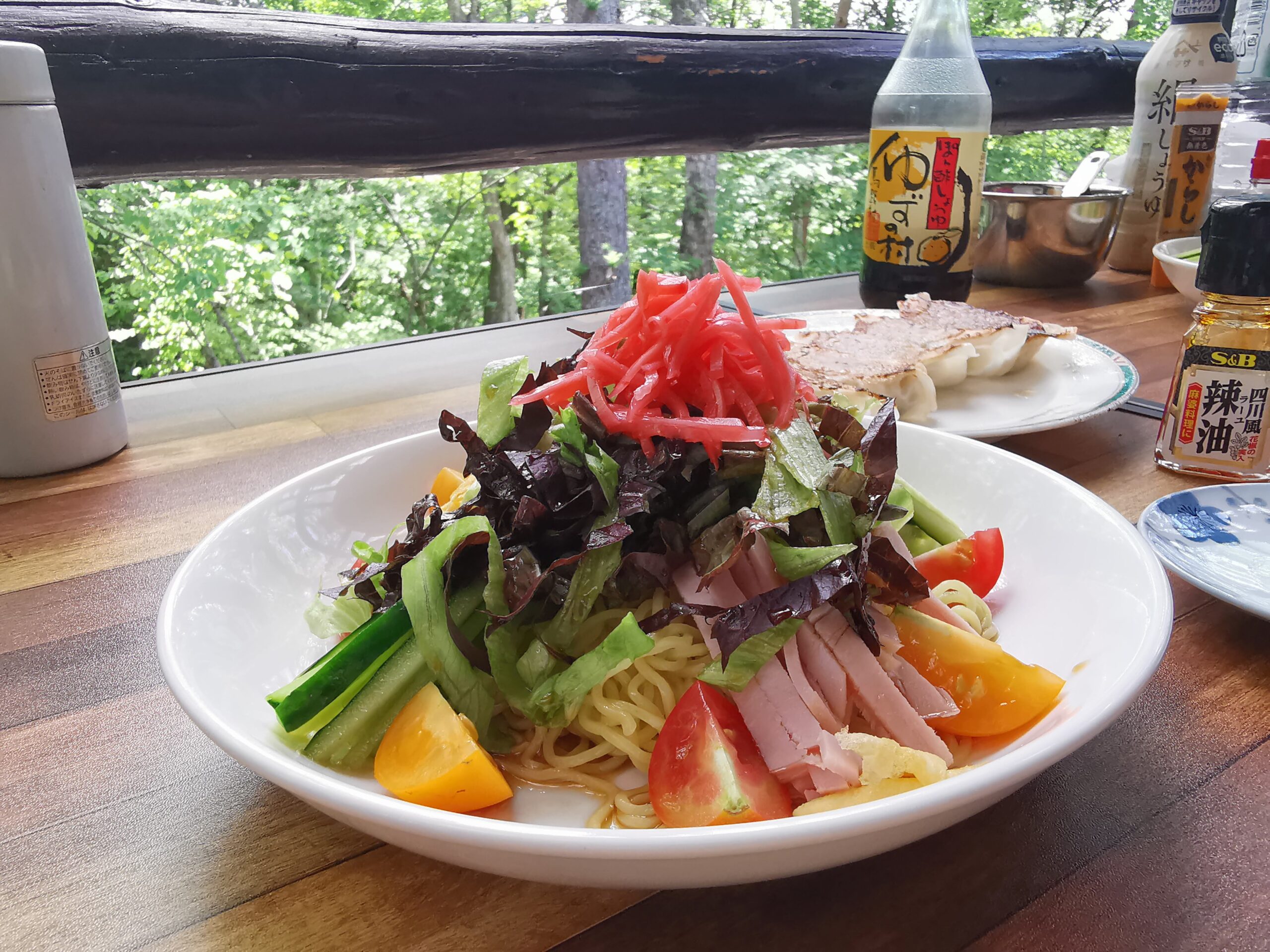 森は秋です！今シーズン最後の冷やし中華！