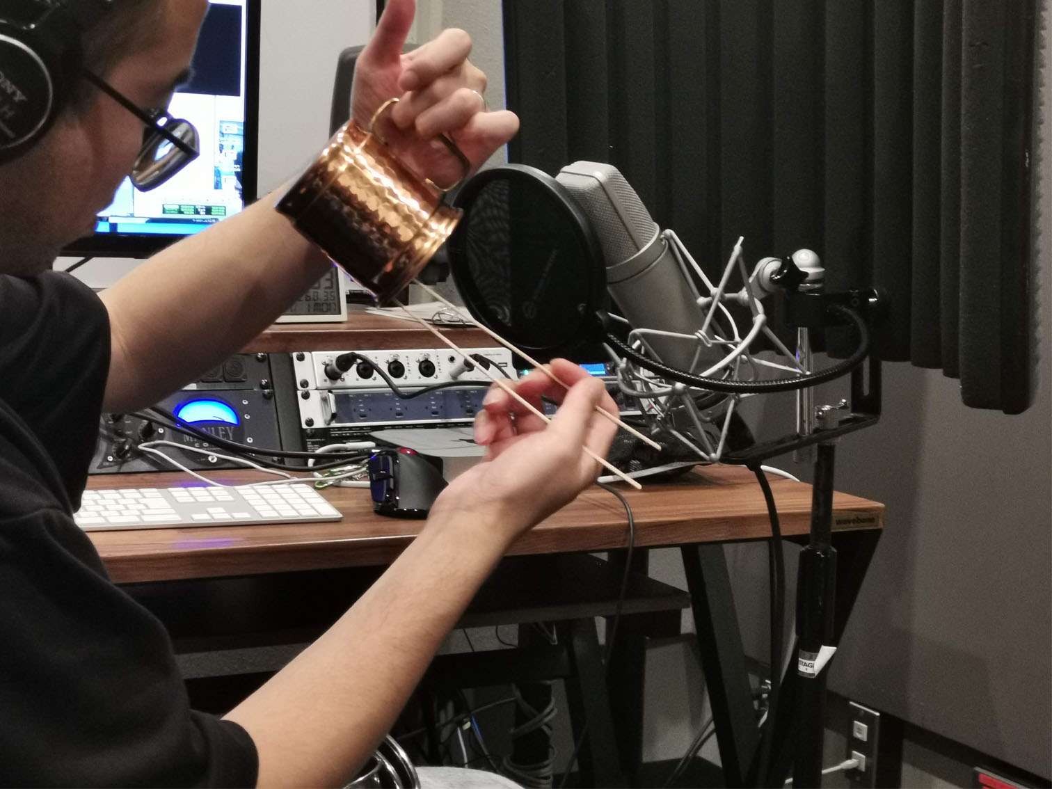 新作アニメーションの音撮りでした！