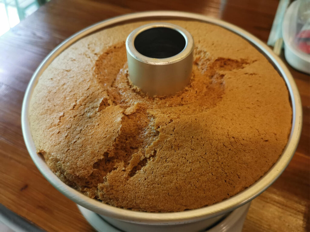 手作りおやつ・スパイシーシフォンケーキ