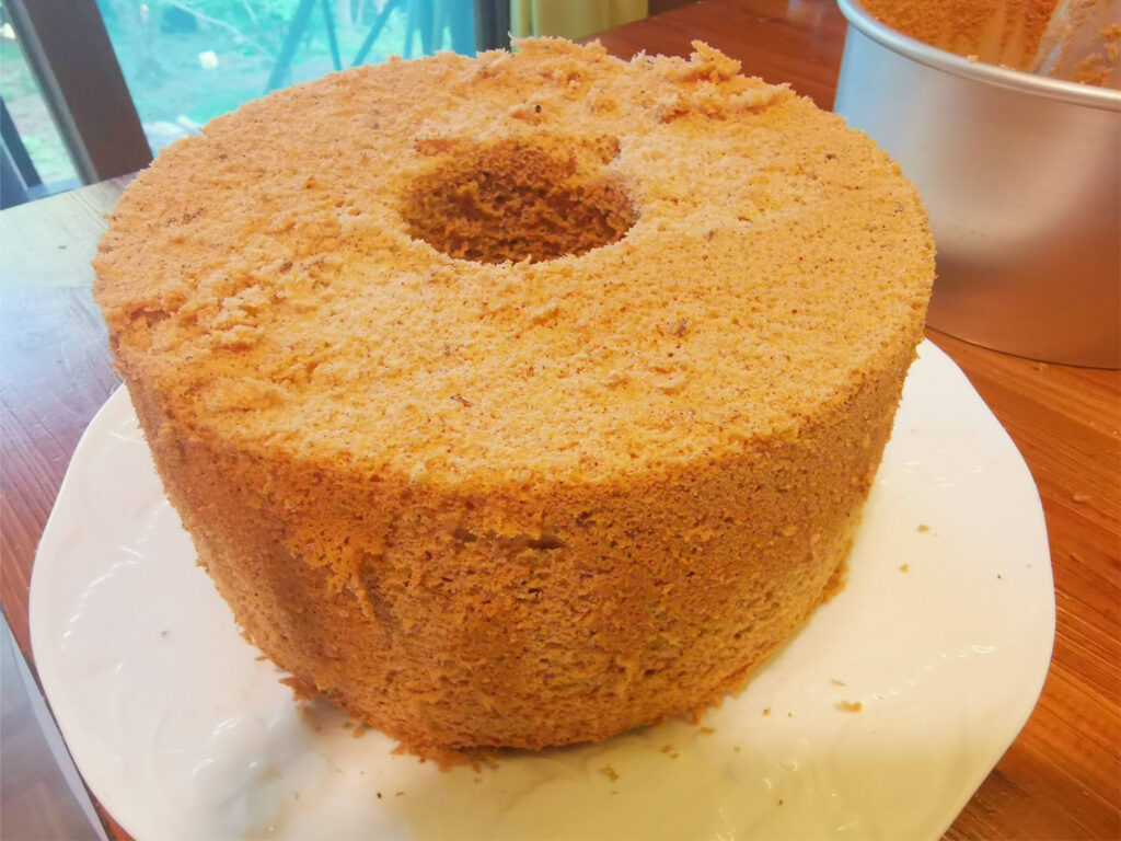 手作りおやつ・スパイシーシフォンケーキ