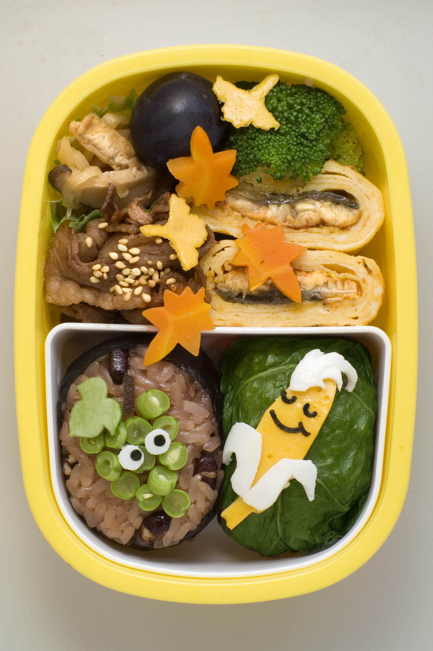 秋のおにぎり弁当